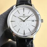 VACHERON CONSTANTIN Best Edition with 9015 Movement Black/Red Cowhide Black Watch Strap 40mm Watch